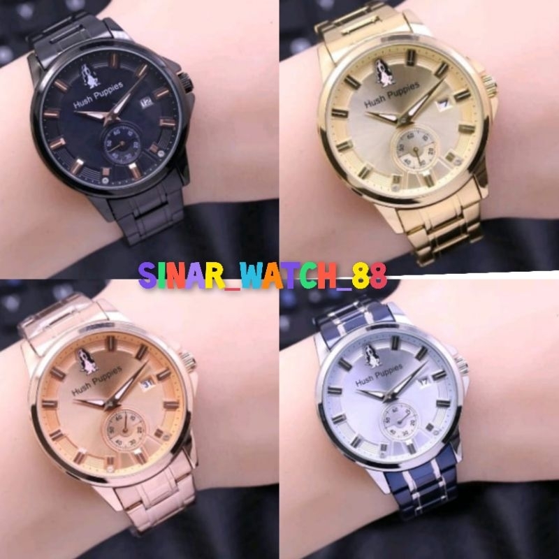 Jual Jam Tangan Wanita Mewah Hush Puppies Bulat Detik Bawah Tgl Aktif