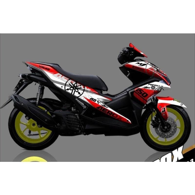 Jual Stiker Sticker Decal Yamaha Aerox New Full Body Shopee Indonesia