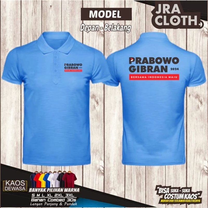 Jual Kaos Polo Prabowo Gibran Simpel Shopee Indonesia