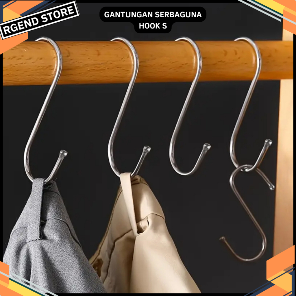 Jual Hanger Gantungan Serbaguna Cantolan S S Type Hook Stainless Steel