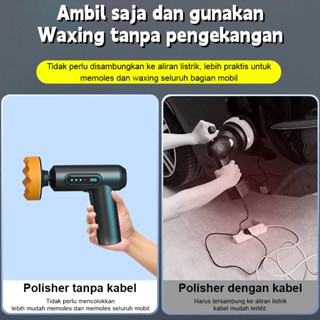 Jual UPHOME Mesin Poles Mobil 8V 2000mAh Mesin Wireless Polisher Alat