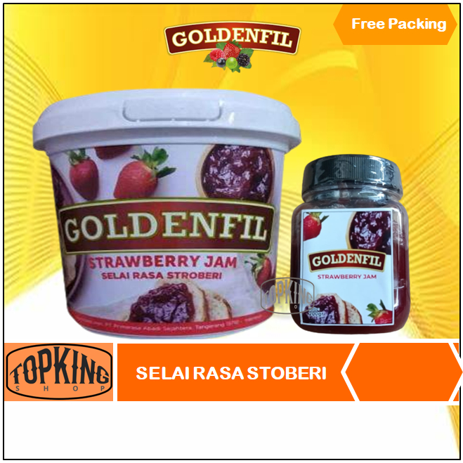 Jual Goldenfil Strawberry Jam Selai Strawberry Shopee Indonesia