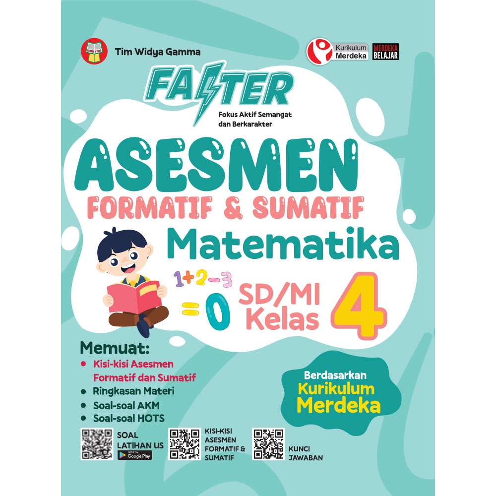 Jual Buku Faster Asesmen Formatif Dan Sumatif Matematika Untuk Sd Mi