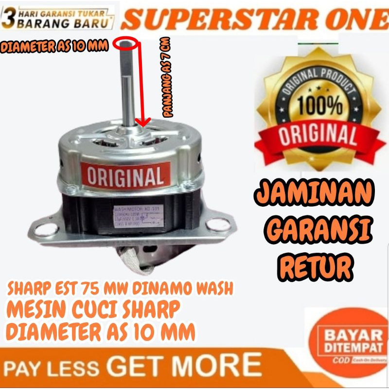 Jual Sharp Est Mw Dinamo Wash Mesin Cuci Sharp Diameter As Mm