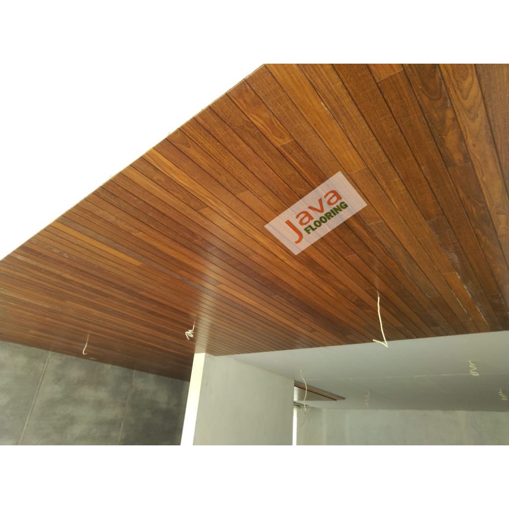 Jual Parquet Lantai Kayu Plafon Lambersering Ceiling Shopee Indonesia