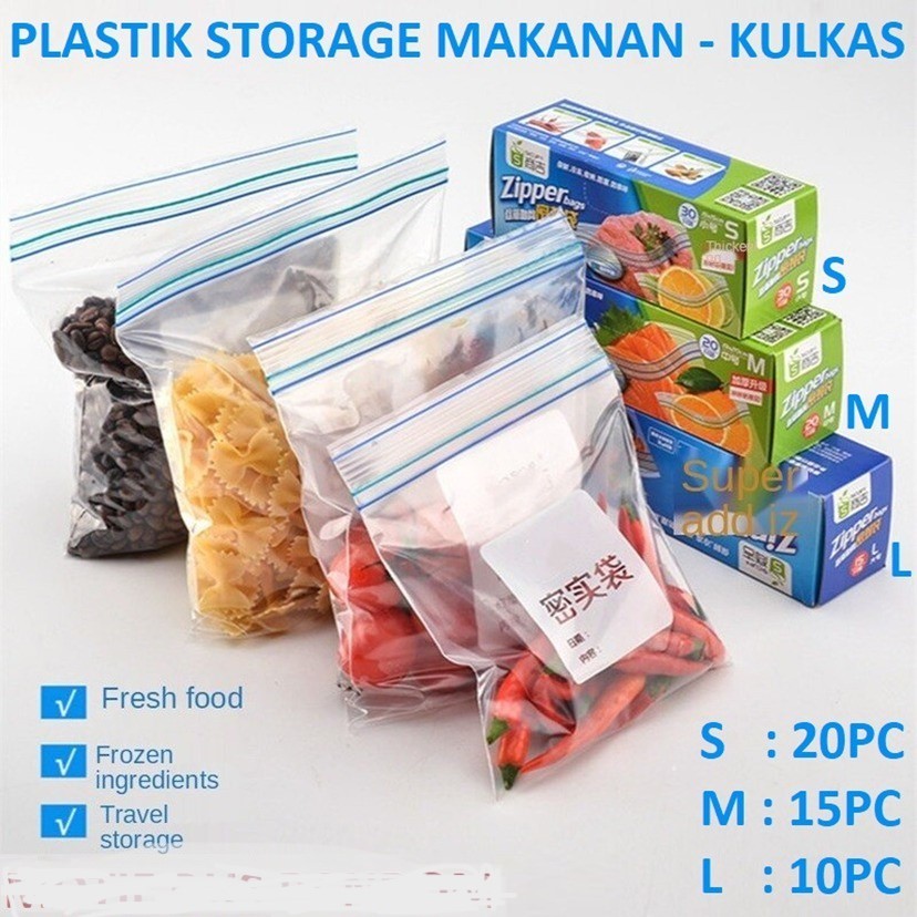 Jual GPO KANTONG PLASTIK KLIP DOUBLE ZIPLOCK PLASTIK DOUBLE ZIPLOCK