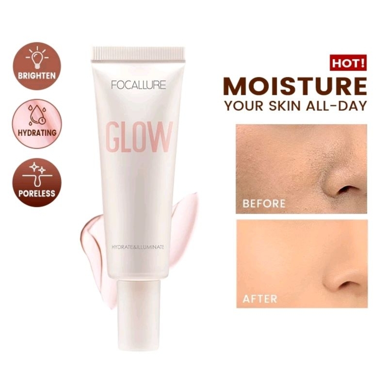 Jual FOCALLURE GLOW Hydrating Primer Shopee Indonesia