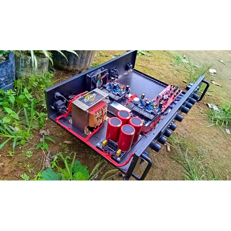 Jual Power Amplifier Rakitan 10amper CT 45 Stereo Shopee Indonesia