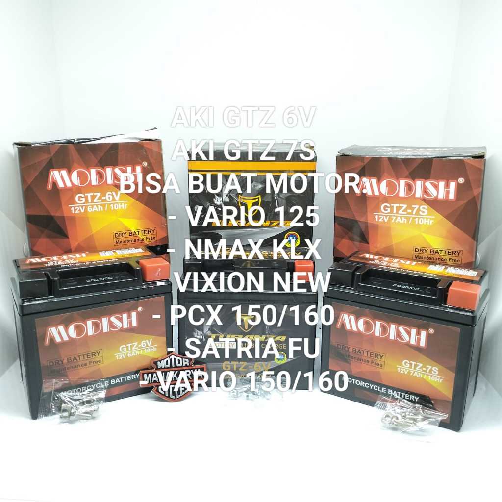 Jual Aki Vario Full Kering Nmax Klx Satria Fu Accu Batery Kering