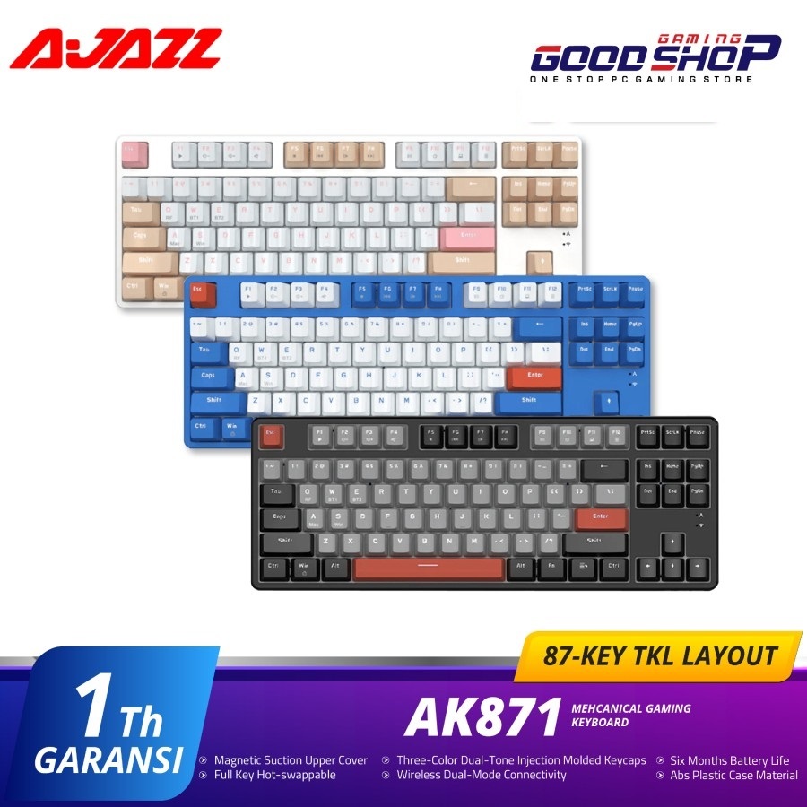 Jual Ajazz Ak Mechanical Keyboard Shopee Indonesia