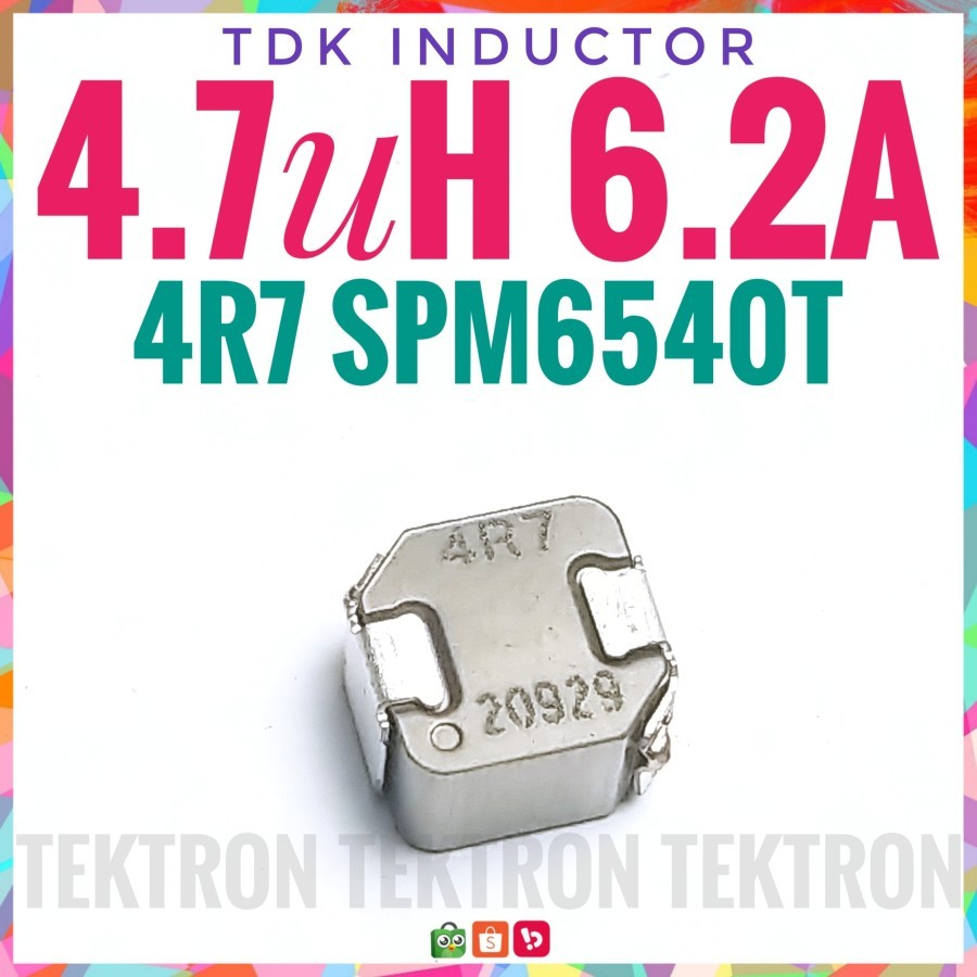 Jual TDK 4R7 INDUCTOR 4 7uH 6 2A INDUKTOR RFC Filter SMD Lilitan 4r7