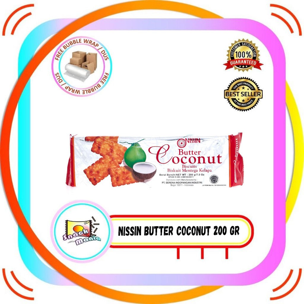 Jual Nissin Butter Coconut Gr Biskuit Mentega Kelapa Shopee