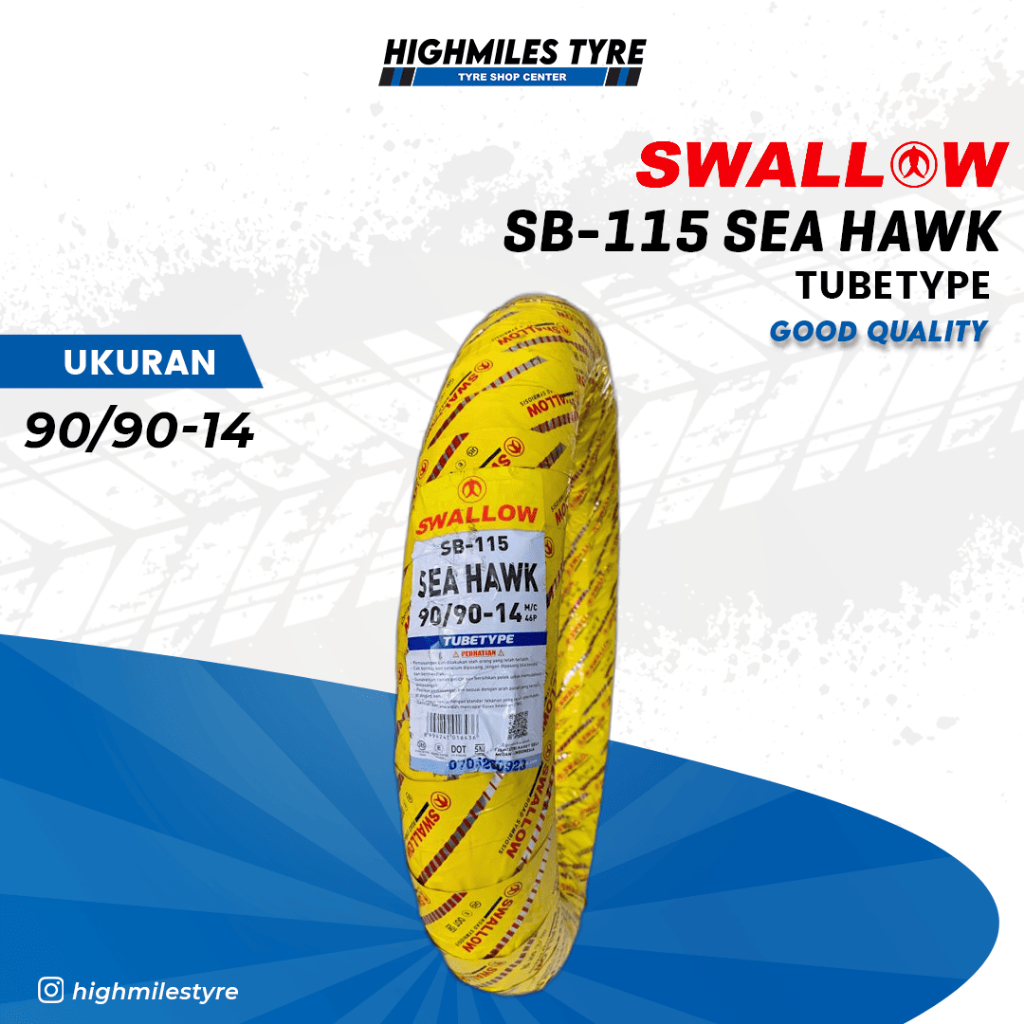 Jual Ban Motor Swallow SEA HAWK SB 115 90 90 14 Tubetype Shopee Indonesia