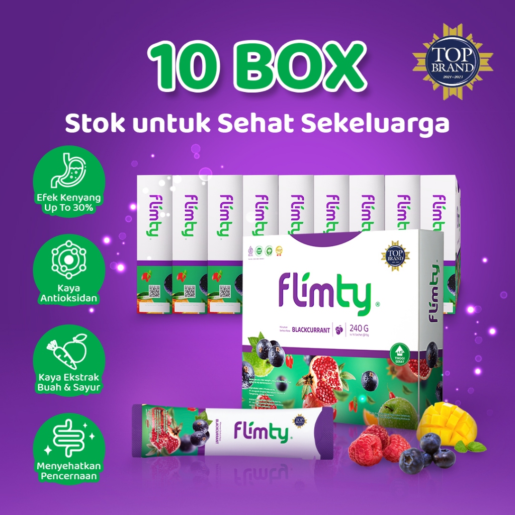 Jual Flimty Fiber Paket Bundling 10 Box Stock Untuk Sehat