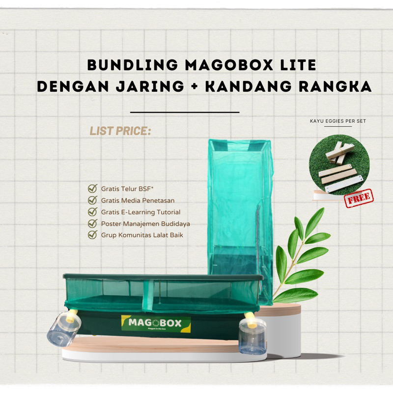 Jual Bundling Magobox Lite Dan Kandang BSF Rangka Paket Lengkap