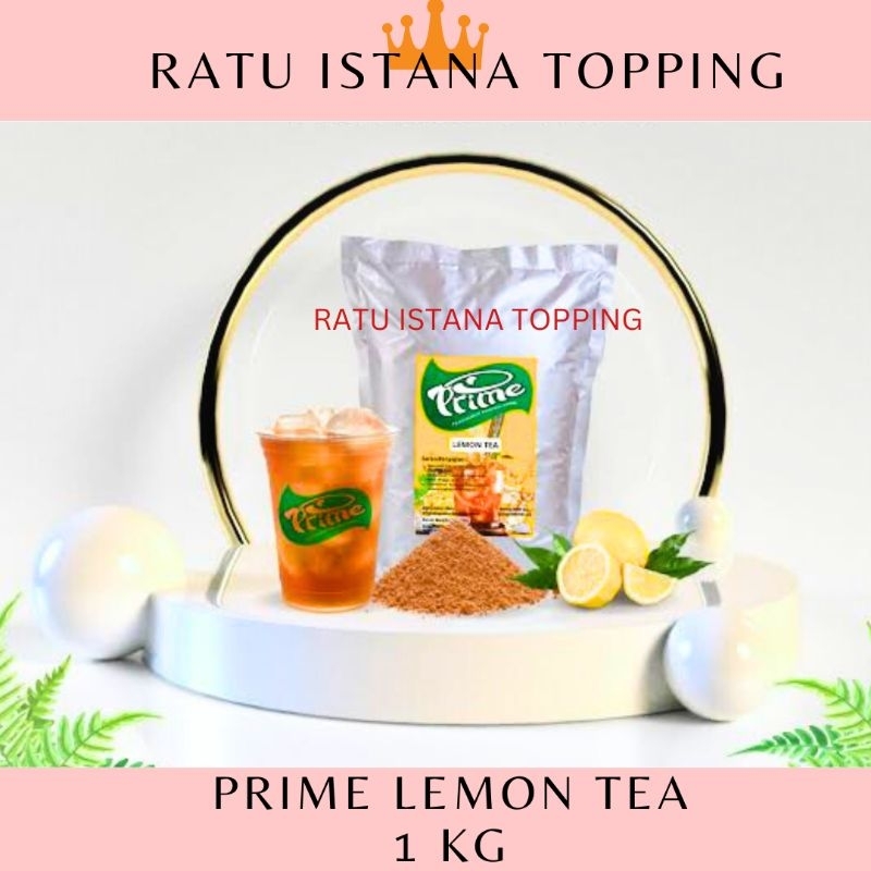 Jual Prime Lemon Tea Kg Powder Drink Plain Bubuk Minuman Teh Lemon