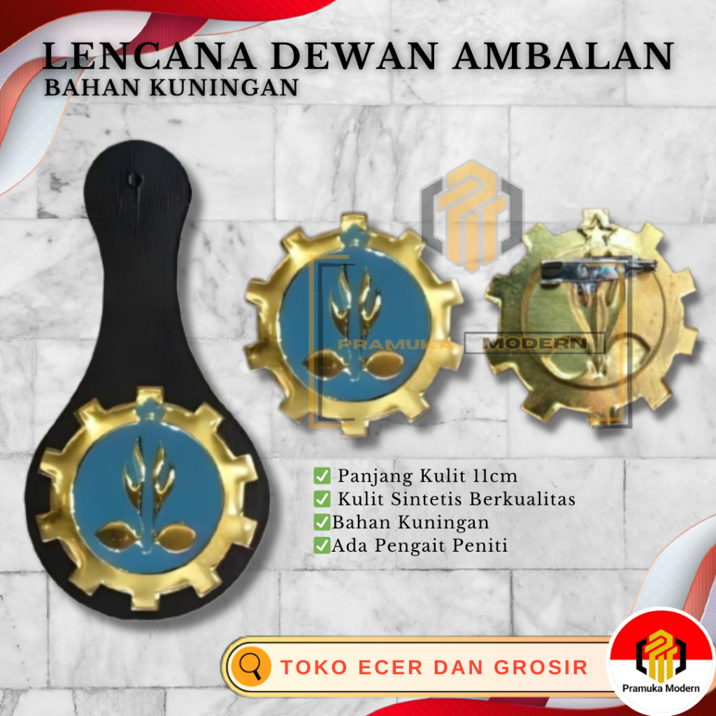 Jual Tanda Jabatan Pramuka Dewan Ambalan Bahan Logam Lencana Dewan