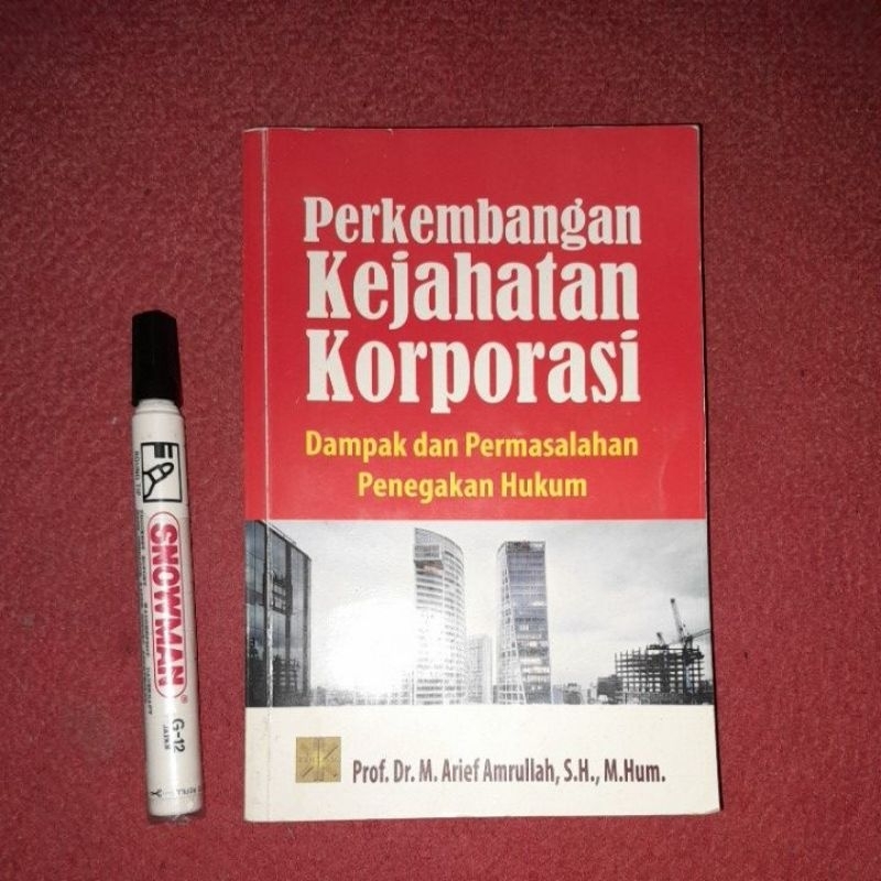 Jual Buku Perkembangan Kejahatan Korporasi Dampak Dan Permasalahan