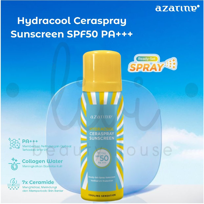 Jual Livi Azarine Hydracool Ceraspray Sunscreen Spf Pa Ml