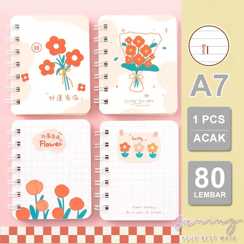 Jual Buku Notebook Mini Ring A Motif Suning Mall Shopee Indonesia