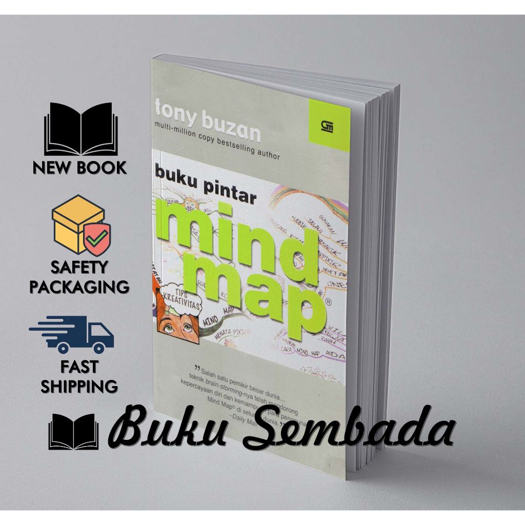 Jual Buku Pintar Mind Map Tony Buzan Shopee Indonesia