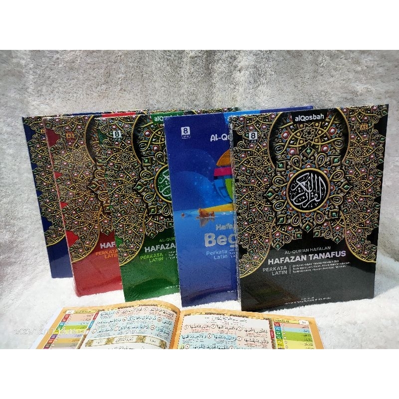 Jual Al Quran Hafazan Perkata Latin A5 8 Blok Mushaf Hafalan 8 Blok