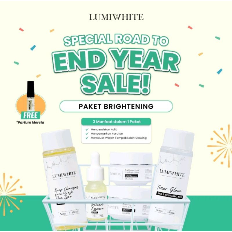 Jual Lumiwhite Skincare Package Series Paket Brightening Lengkap