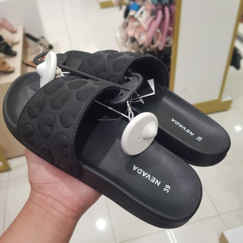 Jual Nevada Sandal Slop Wanita Bahan Karet Ringan Uk Shopee