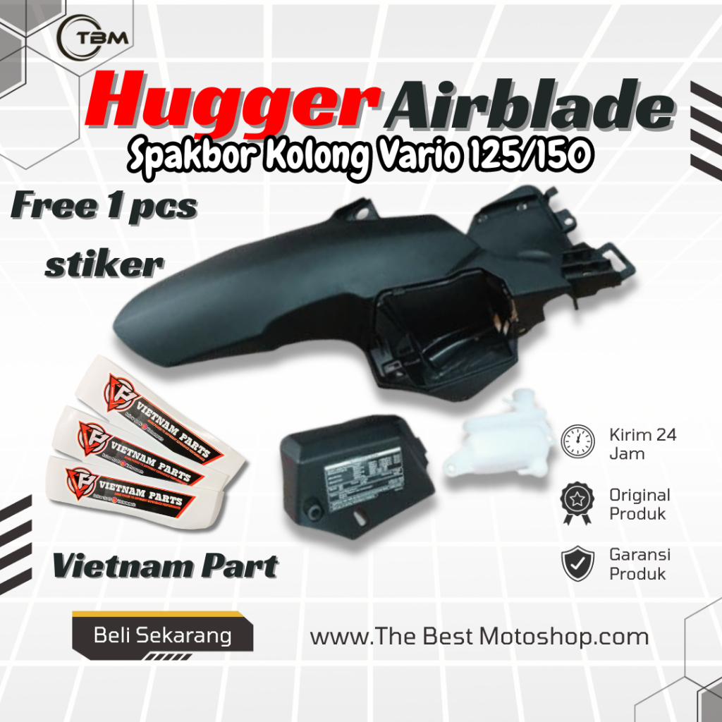 Jual Spakbor Kolong Hugger Air Blade Honda Vario Pcx