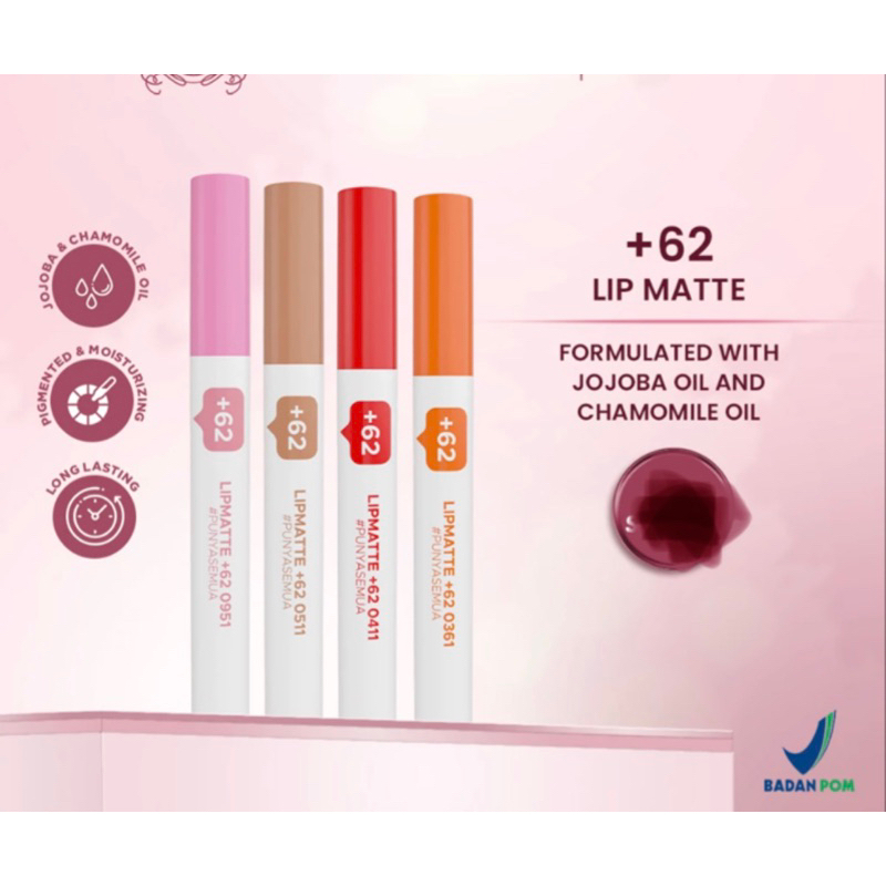 Jual FREEGIFT Madame Gie Lip Matte 62 Make Up Lipstick Lip Cream