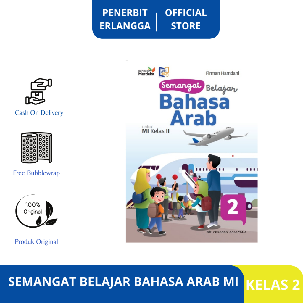 Jual SEMANGAT BELAJAR BAHASA ARAB MI KELAS 2 KURIKULUM MERDEKA