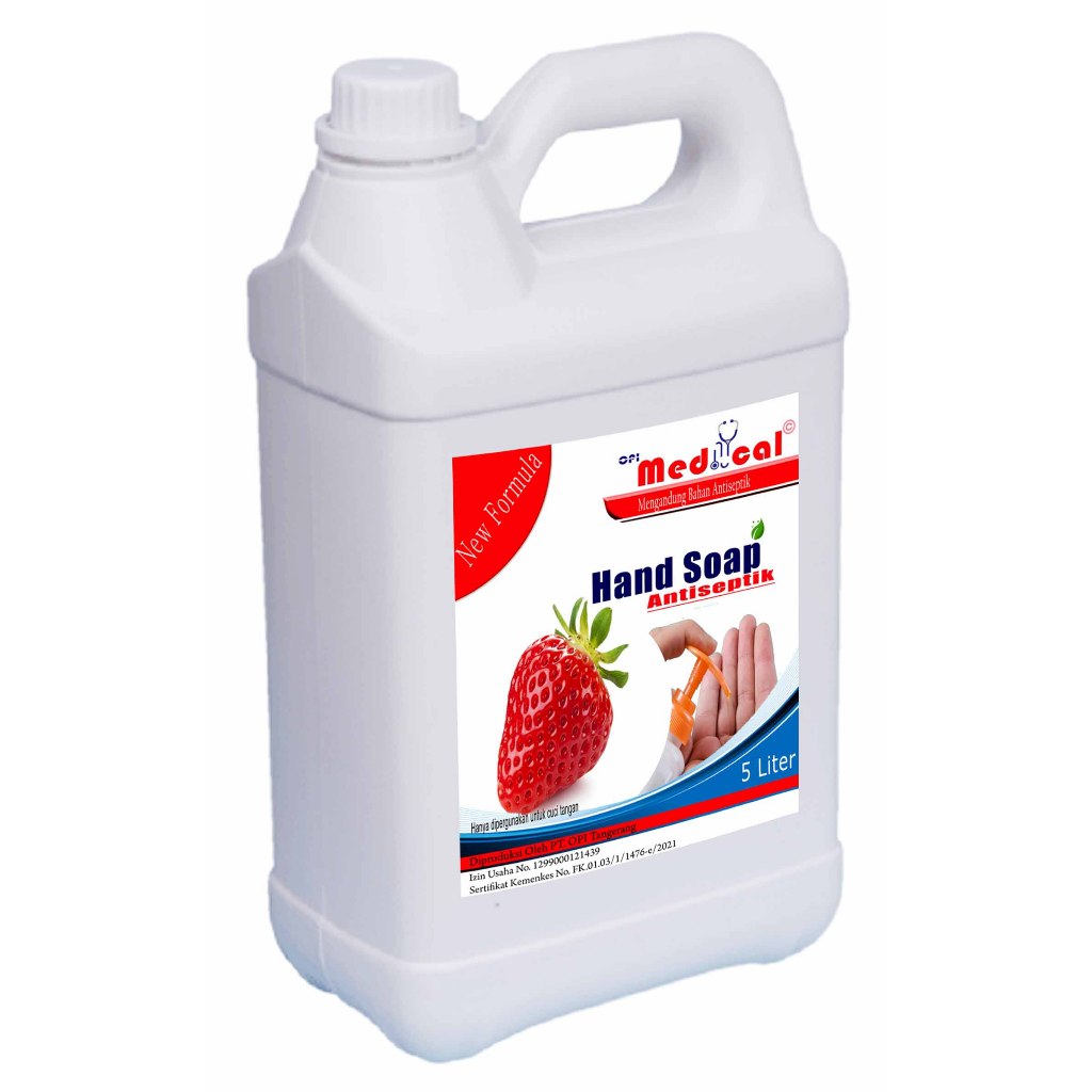 Jual Hand Soap 5 Liter Sabun Cuci Tangan Handrub 7 Varian Wangi Buah