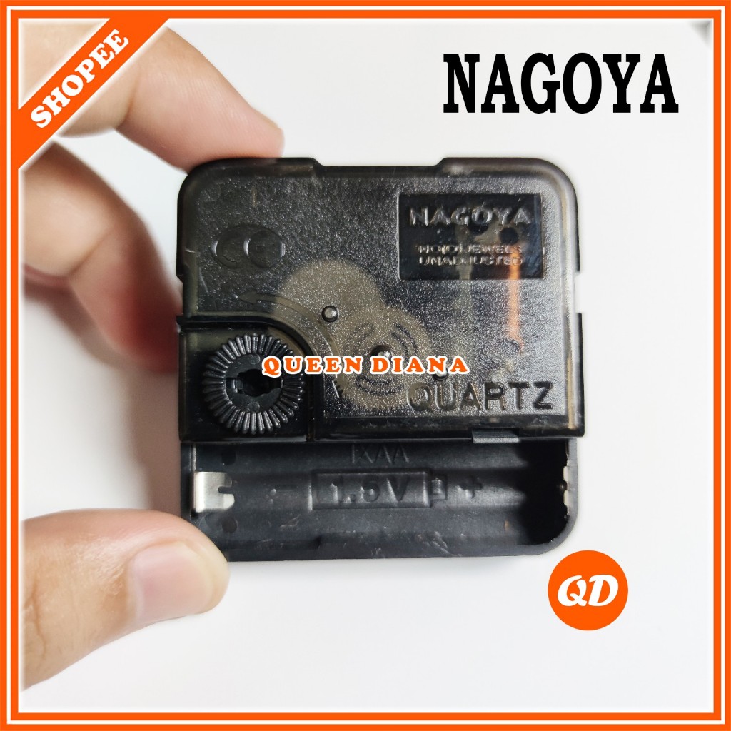 Jual Mesin Jam Dinding Nagoya Detak Free Jarum Bubble Warp Shopee