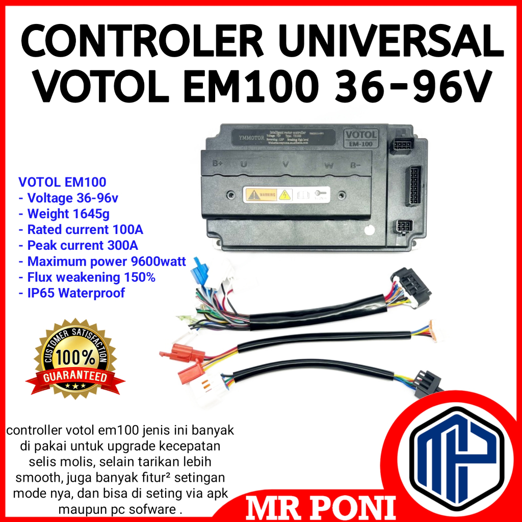 Jual Votol Em Em S Controller Bldc Sepeda Motor Listrik Electric