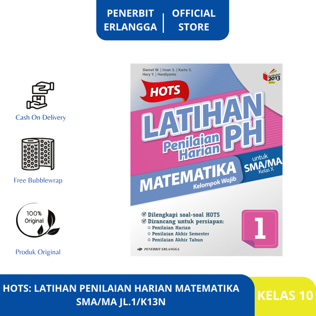 Jual Hots Latihan Penilaian Harian Matematika Sma Ma Kelas