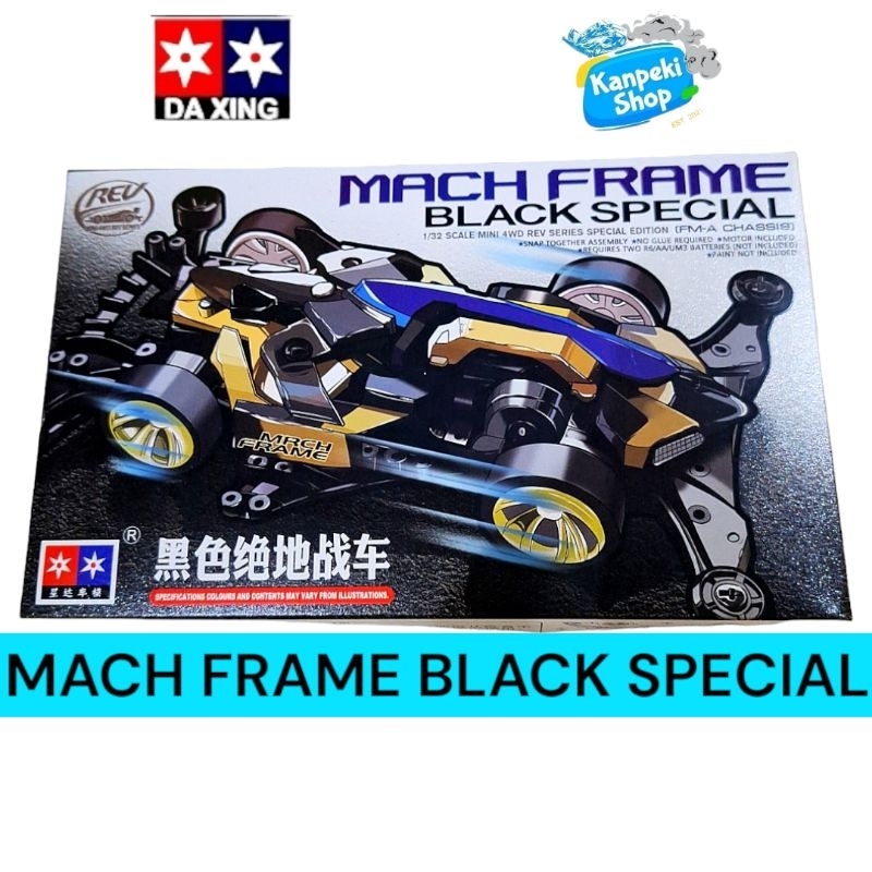 Jual Rep Tamiya Mini 4wd Merek Daxing Mach Frame Black Special Limited