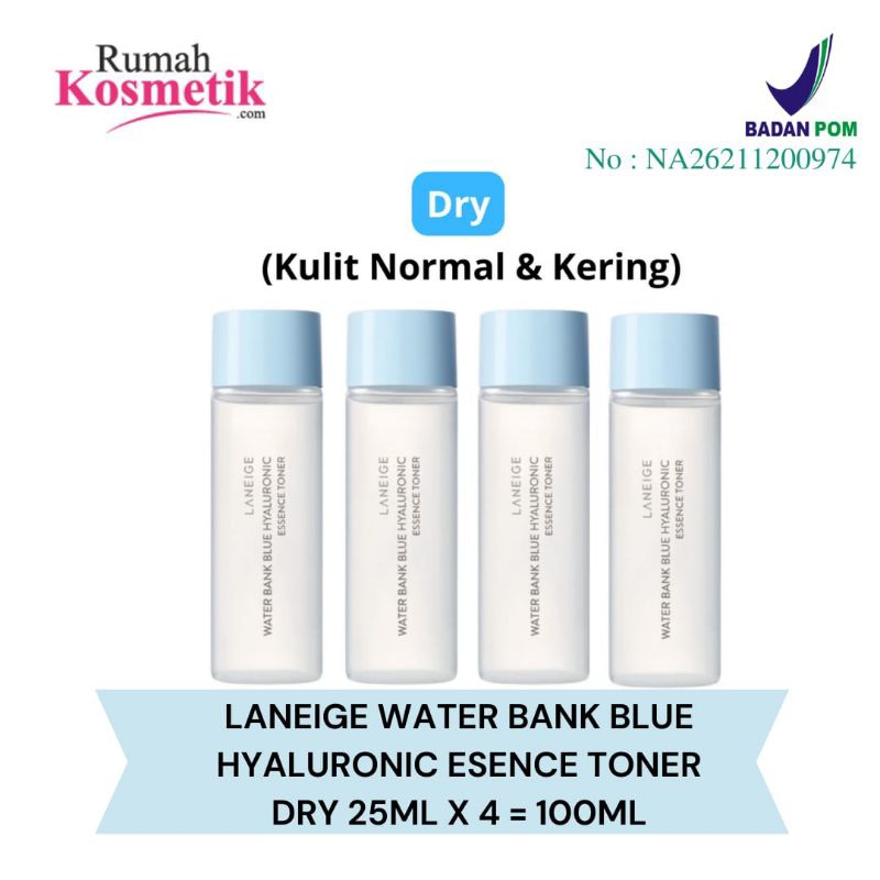 Jual Laneige Water Bank Blue Hyaluronic Essence Toner Ml Kulit