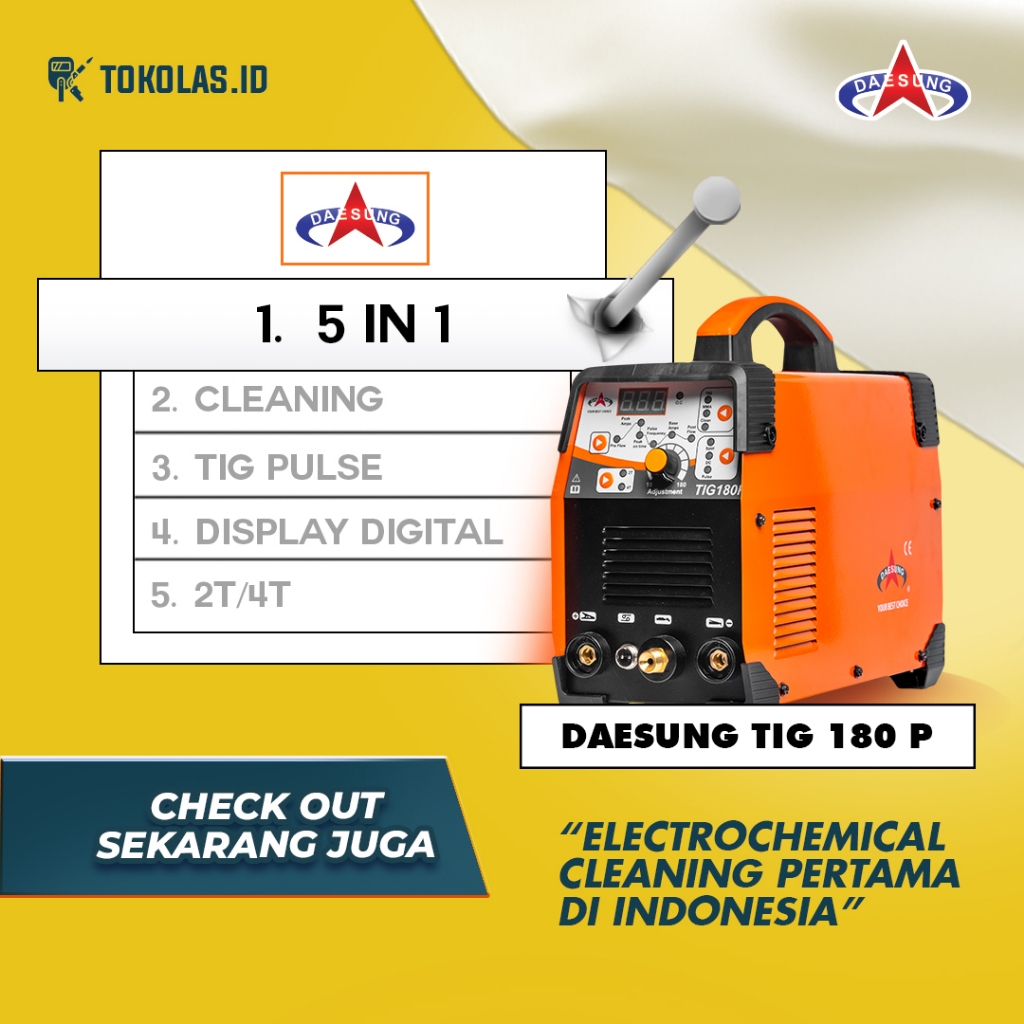 Jual Mesin Travo Las Argon Inverter Welding Daesung Tig Pulse Mma