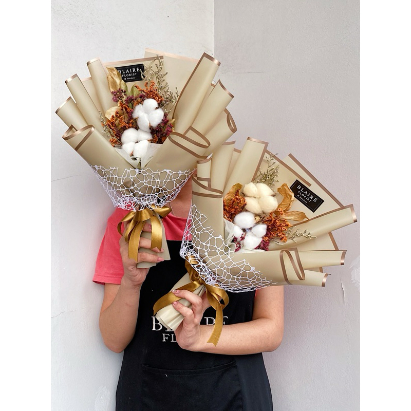 Jual DRIED FLOWERS BOUQUET SMALL BUKET BUNGA KERING ABADI KADO