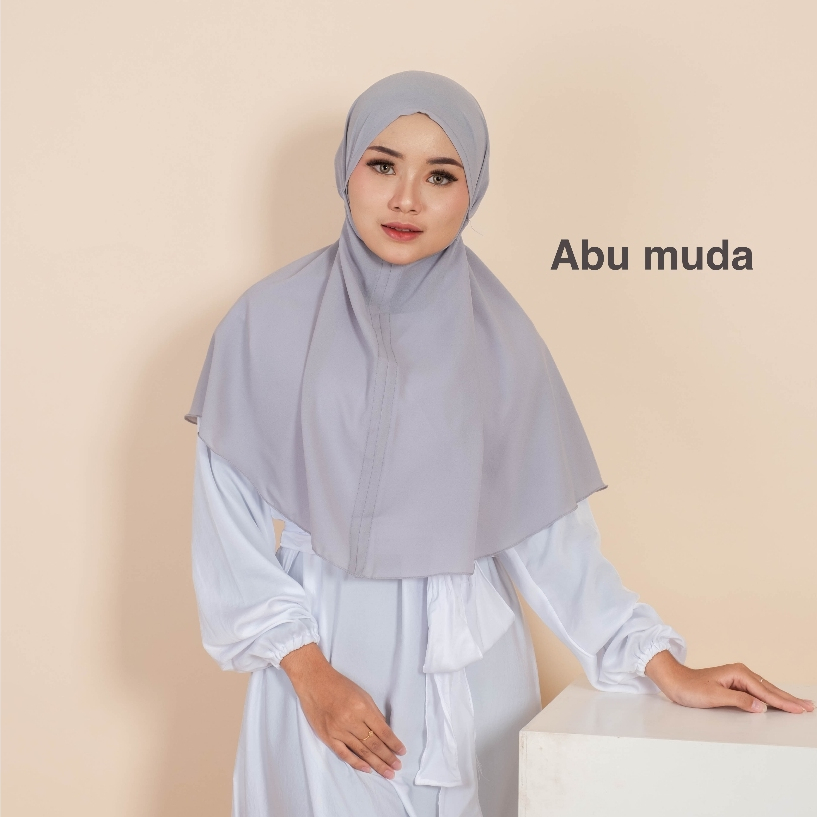 Jual PROMO PASTI MURAH Bergo Maryam Size M Polos Khimar Instan Kerudung