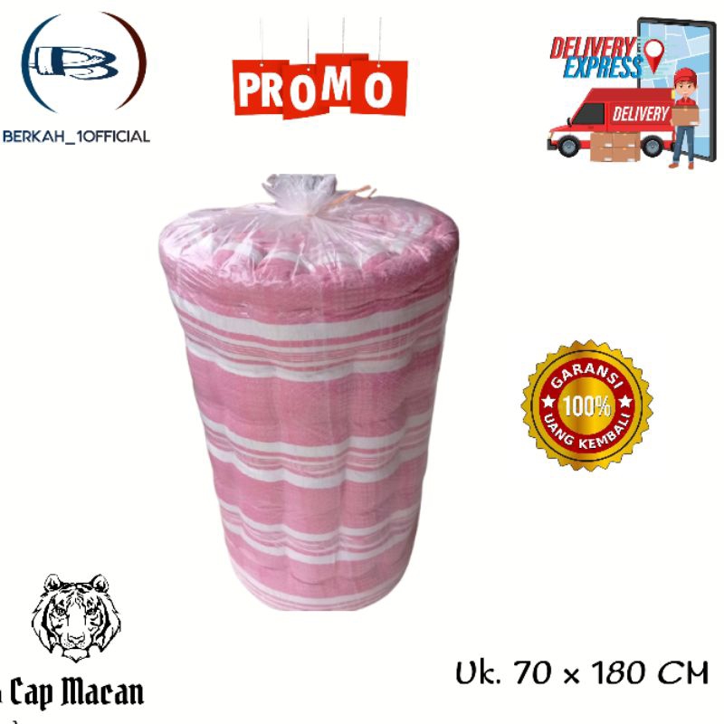 Jual Kasur Kapuk Asli X T Cm Cap Macan Bergaransi Shopee