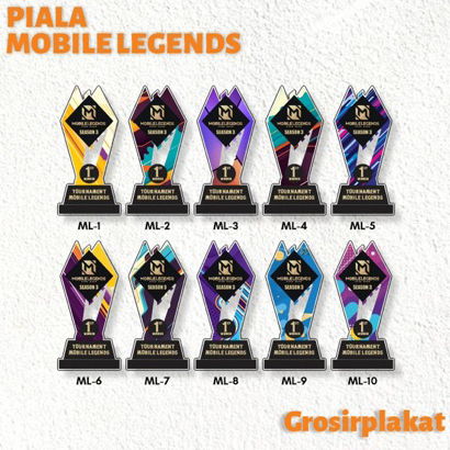 Jual Piala Mobile Legend Trophy Mobile Legend Kejuaraan Mobile Legend