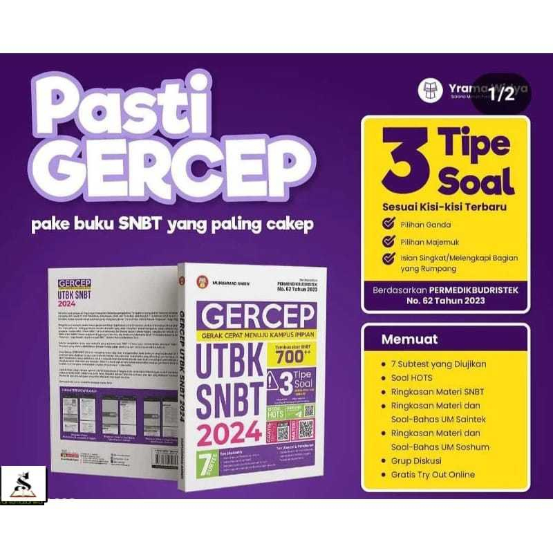 Jual BUKU SUPER LENGKAP GERCEP UTBK SNBT 2024 Shopee Indonesia