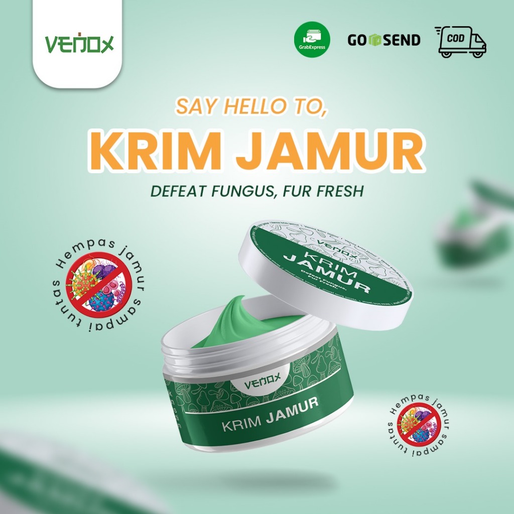 Jual Krim Jar Jamur Venox Premium Salep Obat Jamur Kucing Anjing