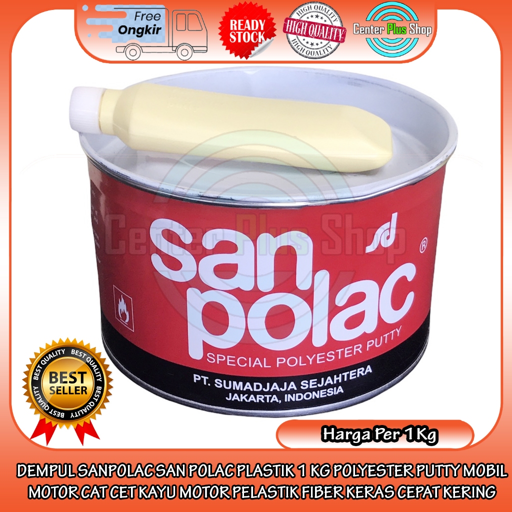 Jual Sanpolac San Polac Kg Kilo Dempul Jabung Damar Besi Kayu Cat