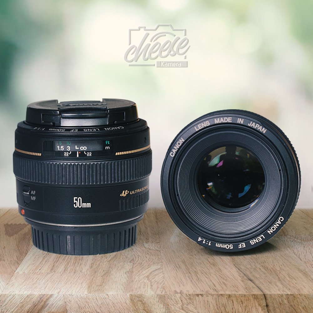 Jual LENSA FIX CANON 50MM F1 4 USM ULTRASONIC HASIL TAJAM BLUR JUARA