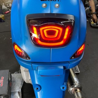 Jual Stoplamp Led Race Boy Model Hd Corse Smoke Vespa Lx Lxv S Shopee