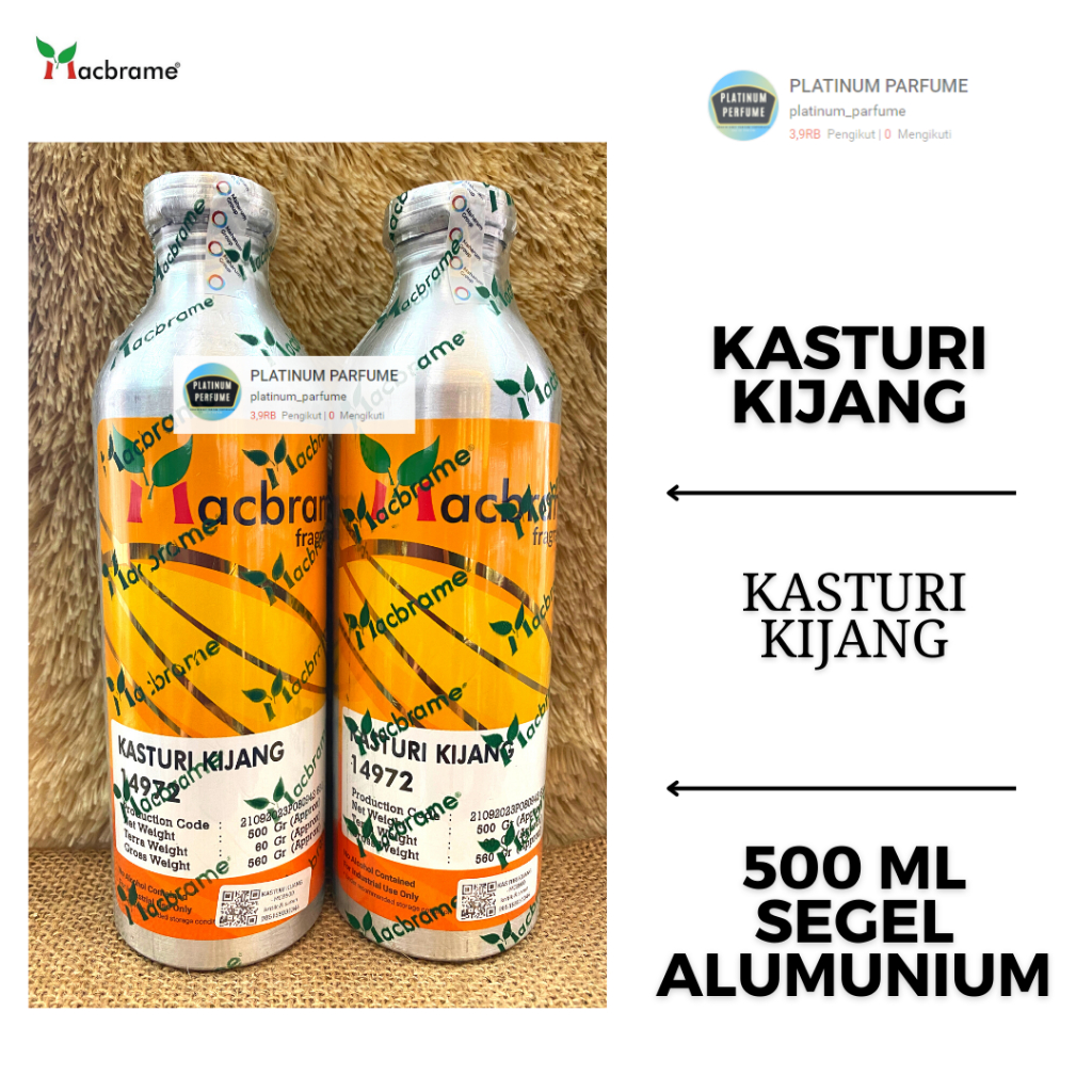 Jual Kasturi Kijang Bibit Parfum Murni By Macbrame Ml Kasturi