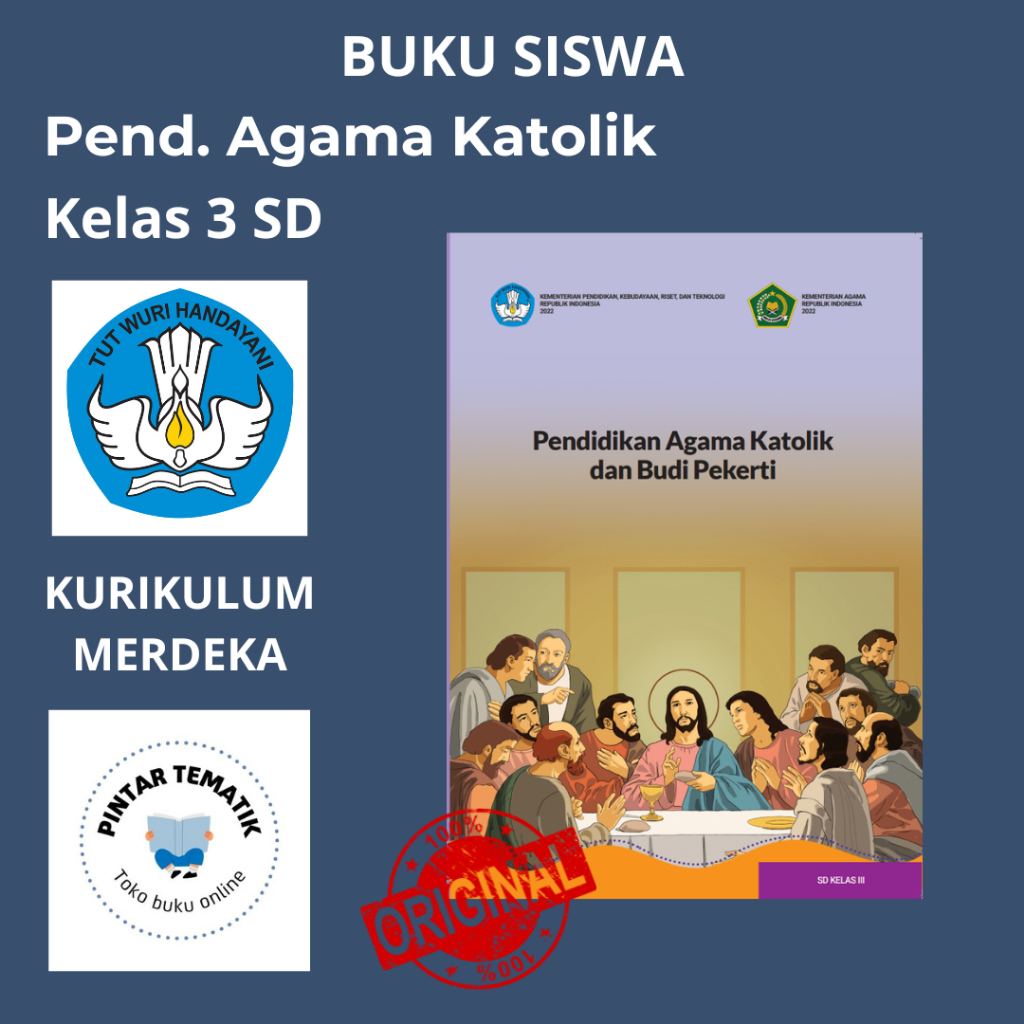 Jual Buku Pendidikan Agama Katolik SD Kelas 1 2 3 4 5 6 Kurikulum