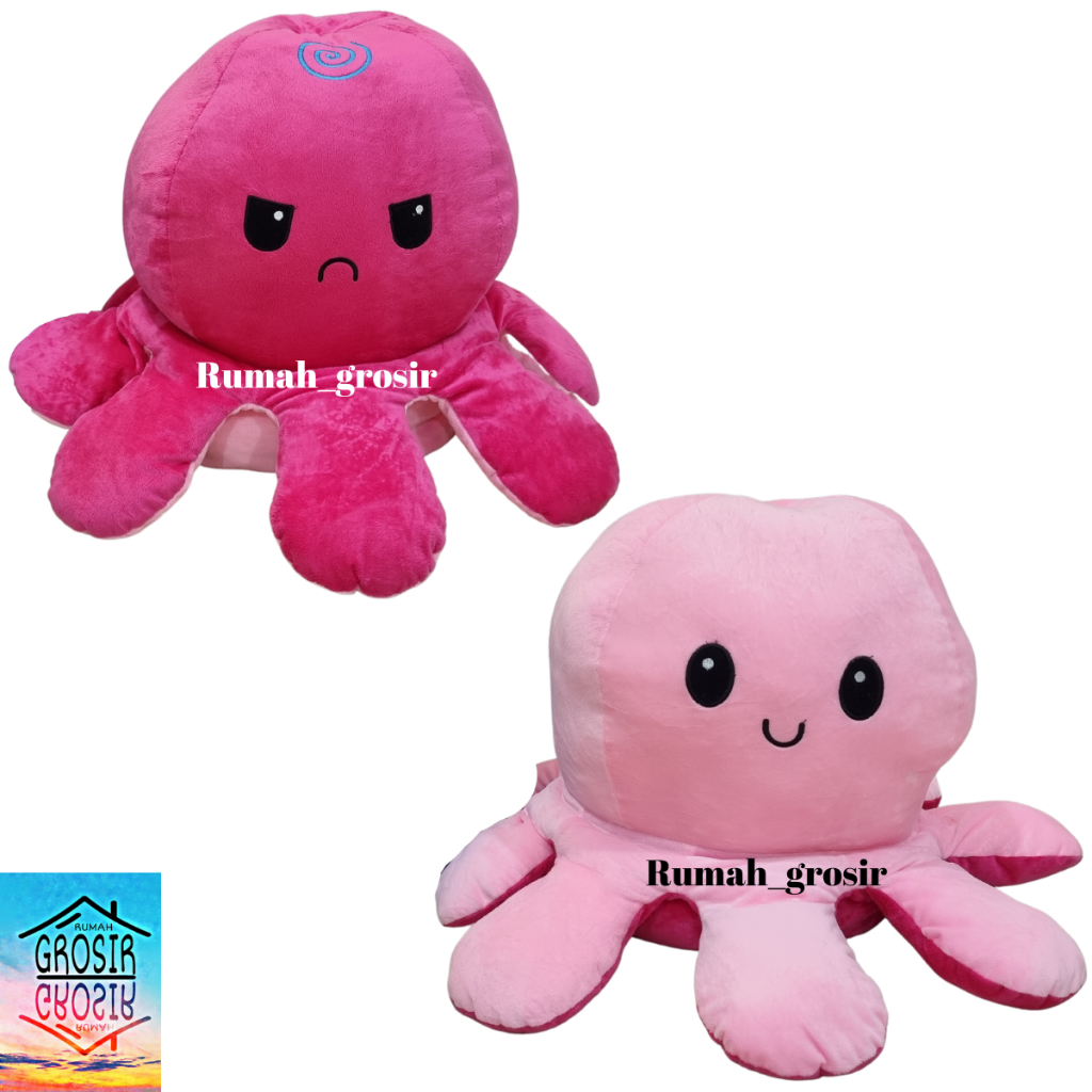 Jual Boneka Gurita Octopus Doll Ubur Viral Ukuran Giant Shopee